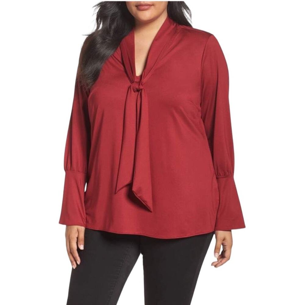 Elegant Red Women's Top